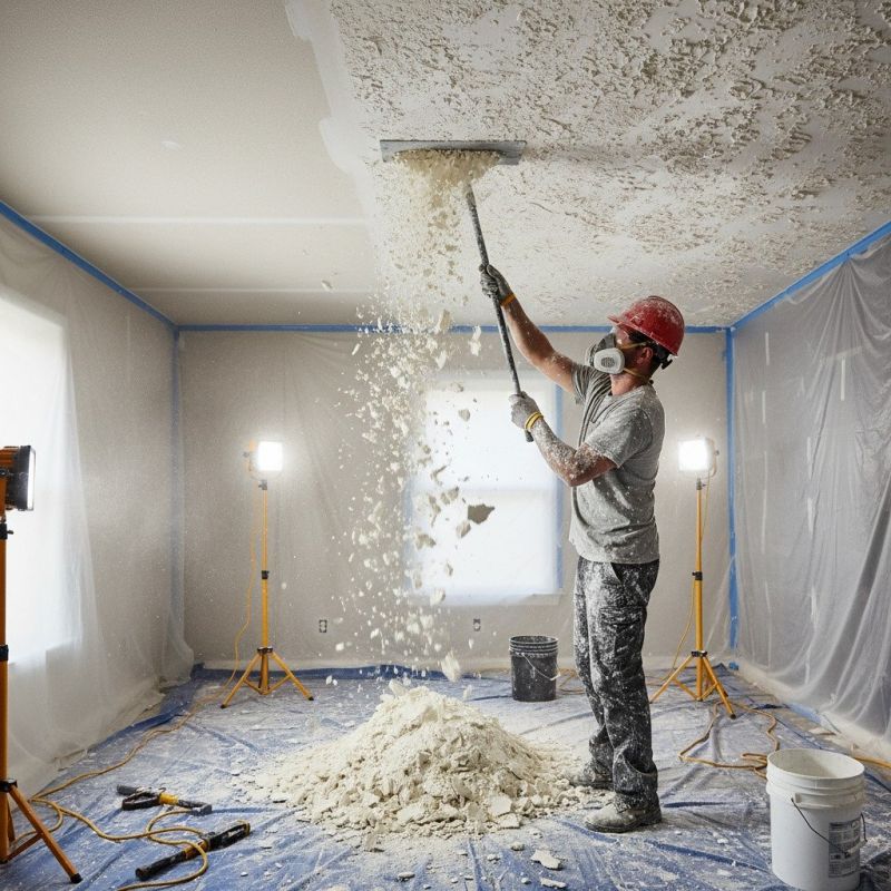 Textured Ceiling Removal